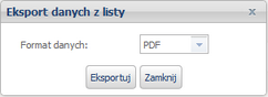 eksport_danych_z_listy